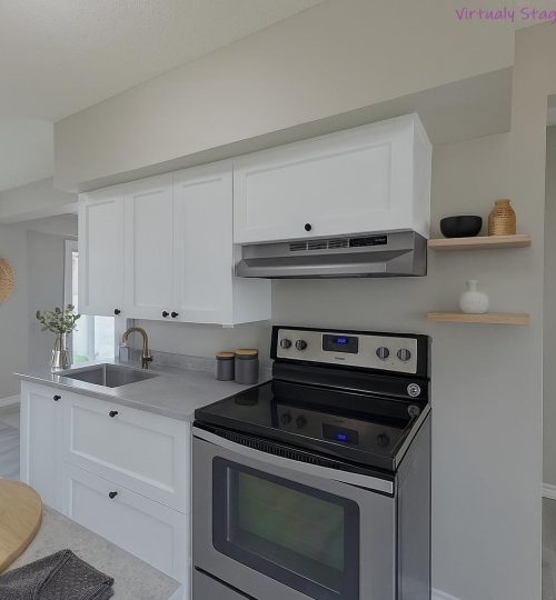 staged kitchen